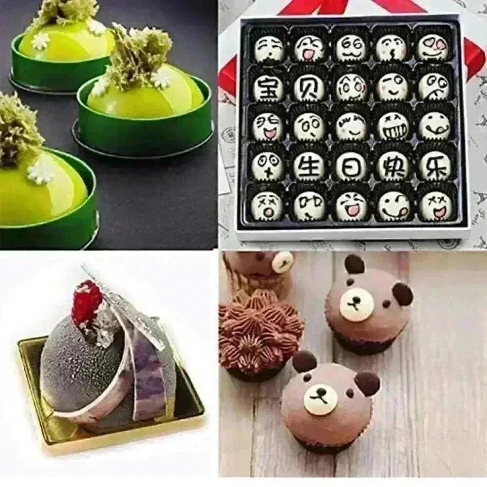 3 PCS 36 Each Cavities Silicone Mini Molds